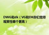 DWG和dk（VG和DK你們覺得觀賞性哪個更高）