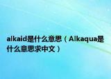 alkaid是什么意思（Alkaqua是什么意思求中文）