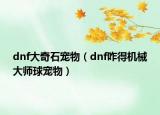 dnf大奇石寵物（dnf咋得機(jī)械大師球?qū)櫸铮? /></span></a>
                        <h2><a href=