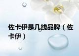佐卡伊是幾線品牌（佐卡伊）