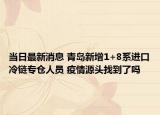 當(dāng)日最新消息 青島新增1+8系進口冷鏈專倉人員 疫情源頭找到了嗎