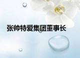 張帥特愛集團(tuán)董事長