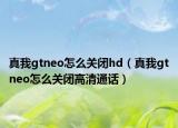 真我gtneo怎么關(guān)閉hd（真我gtneo怎么關(guān)閉高清通話）