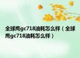 全球鷹gc718油耗怎么樣（全球鷹gc718油耗怎么樣）