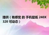 提供（有感覺 的 手機(jī)壁紙 240X320 可動(dòng)態(tài)）