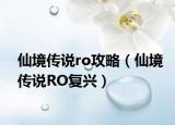 仙境傳說ro攻略（仙境傳說RO復(fù)興）