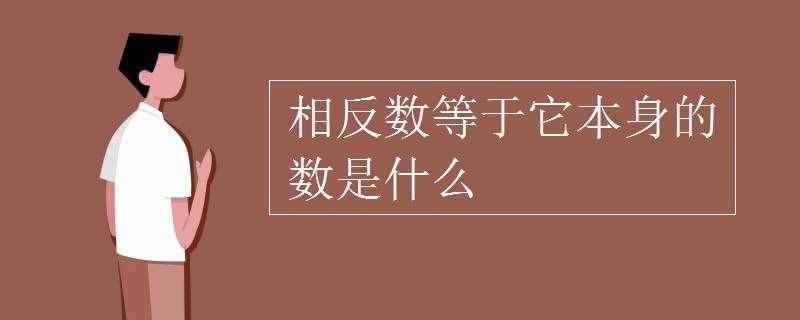 相反數(shù)等于它本身的數(shù)是什么