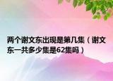 兩個謝文東出現(xiàn)是第幾集（謝文東一共多少集是62集嗎）
