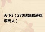 天下3（270鉆翅膀通冥求高人）