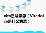 vita是啥意思（Vitadolce是什么意思）