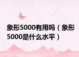 象形5000有用嗎（象形5000是什么水平）