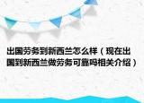 出國勞務(wù)到新西蘭怎么樣（現(xiàn)在出國到新西蘭做勞務(wù)可靠嗎相關(guān)介紹）