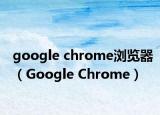 google chrome瀏覽器（Google Chrome）