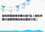 勁松橋西南角華騰大廈7層（勁松華騰大廈都有哪些單位相關(guān)介紹）