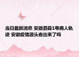 當(dāng)日最新消息 安徽泗縣1號(hào)病人軌跡 安徽疫情源頭查出來(lái)了嗎