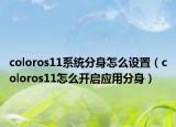 coloros11系統(tǒng)分身怎么設(shè)置（coloros11怎么開(kāi)啟應(yīng)用分身）