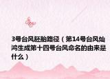 3號臺風(fēng)胚胎路徑（第14號臺風(fēng)燦鴻生成第十四號臺風(fēng)命名的由來是什么）