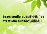 beats studio buds多少錢（beats studio buds怎么調(diào)模式）