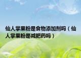 仙人掌果粉是食物添加劑嗎（仙人掌果粉是減肥藥嗎）