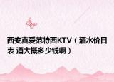 西安真愛范特西KTV（酒水價目表 酒大概多少錢?。? /></span></a>
                        <h2><a href=