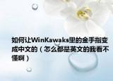 如何讓W(xué)inKawaks里的金手指變成中文的（怎么都是英文的我看不懂?。? /></span></a>
                        <h2><a href=