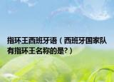 指環(huán)王西班牙語（西班牙國家隊(duì)有指環(huán)王名稱的是?）