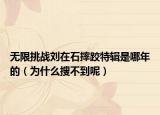 無(wú)限挑戰(zhàn)劉在石摔跤特輯是哪年的（為什么搜不到呢）