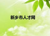 新鄉(xiāng)市人才網(wǎng)