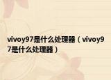 vivoy97是什么處理器（vivoy97是什么處理器）