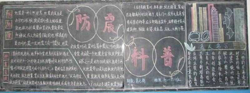 最新中小學生安全文明黑板報