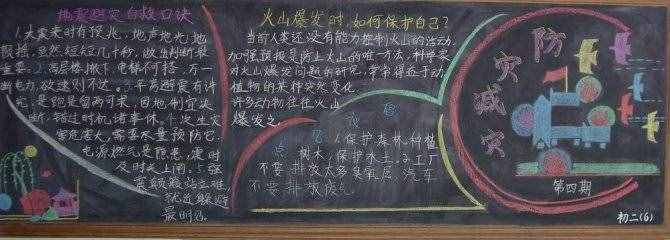 最新中小學生安全文明黑板報