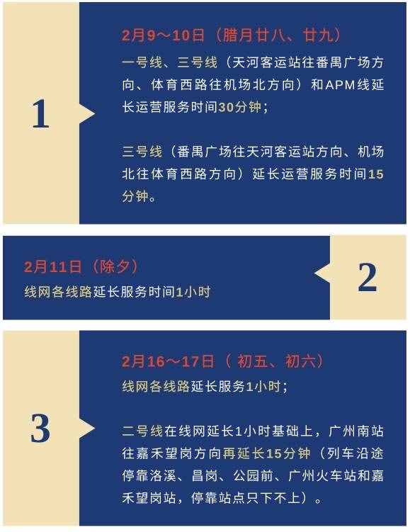 廣州地鐵運營時間有變，時間表收藏好→