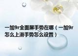 一加9r全面屏手勢在哪（一加9r怎么上滑手勢怎么設置）