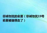 非誠勿擾的俞夏（非誠勿擾19號俞夏被誰領(lǐng)走了）