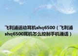 飛利浦運動耳機shq6500（飛利浦shq6500耳機怎么控制手機通話）