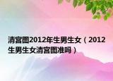 清宮圖2012年生男生女（2012生男生女清宮圖準嗎）