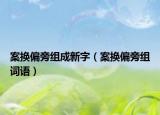 案換偏旁組成新字（案換偏旁組詞語）