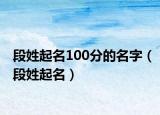 段姓起名100分的名字（段姓起名）