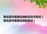 氧化鋁與氫氧化鈉的反應(yīng)方程式（氧化鋁與氫氧化鈉的反應(yīng)）
