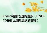 unesco是什么國際組織（UNESCO是什么國際組織的簡稱）