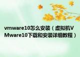 vmware10怎么安裝（虛擬機(jī)VMware10下載和安裝詳細(xì)教程）