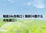 魅族16s充電口（魅族16是什么充電接口）