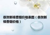 恭賀新禧香煙價格表圖（恭賀新禧香煙價格）