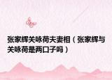 張家輝關(guān)詠荷夫妻相（張家輝與關(guān)詠荷是兩口子嗎）