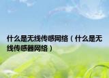 什么是無線傳感網(wǎng)絡(luò)（什么是無線傳感器網(wǎng)絡(luò)）