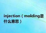 injection（molding是什么意思）