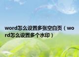 word怎么設(shè)置多張空白頁（word怎么設(shè)置多個(gè)水?。? /></span></a>
                        <h2><a href=