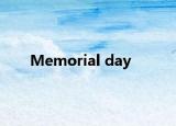 Memorial day