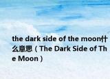 the dark side of the moon什么意思（The Dark Side of The Moon）