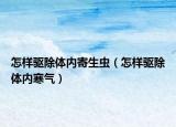 怎樣驅除體內寄生蟲（怎樣驅除體內寒氣）